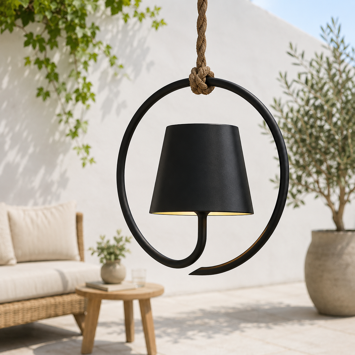 Havela Outdoor Rechargeable Pendant Light