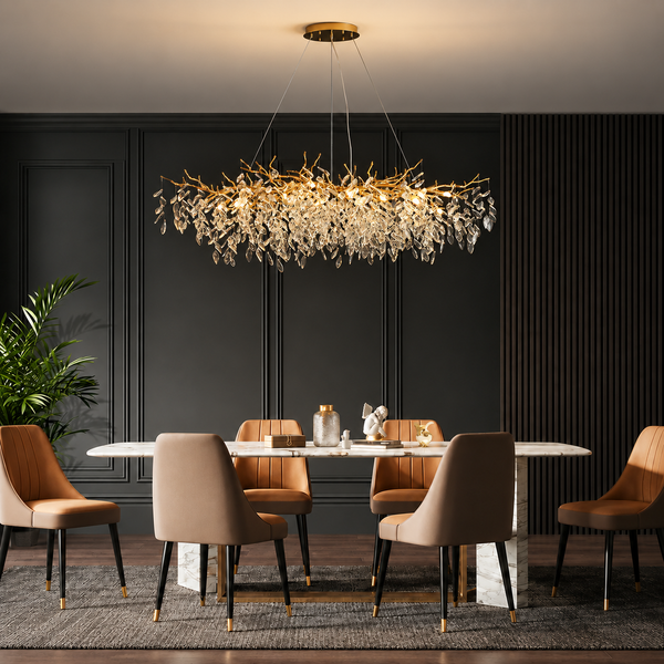 French Style Glass Chandelier