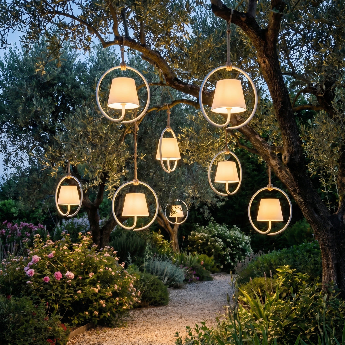 Havela Outdoor Rechargeable Pendant Light