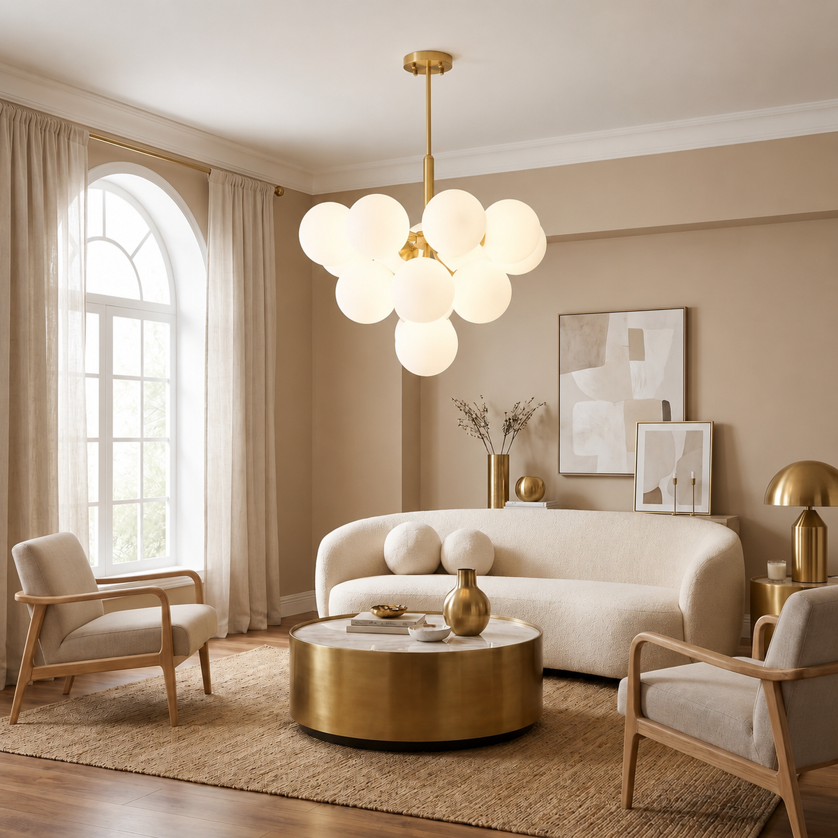 Nordic Ball Chandelier