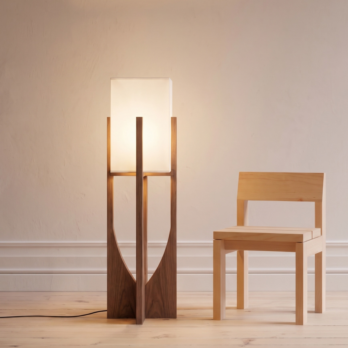 Japanese Style Wabi Sabi Floor Lamp