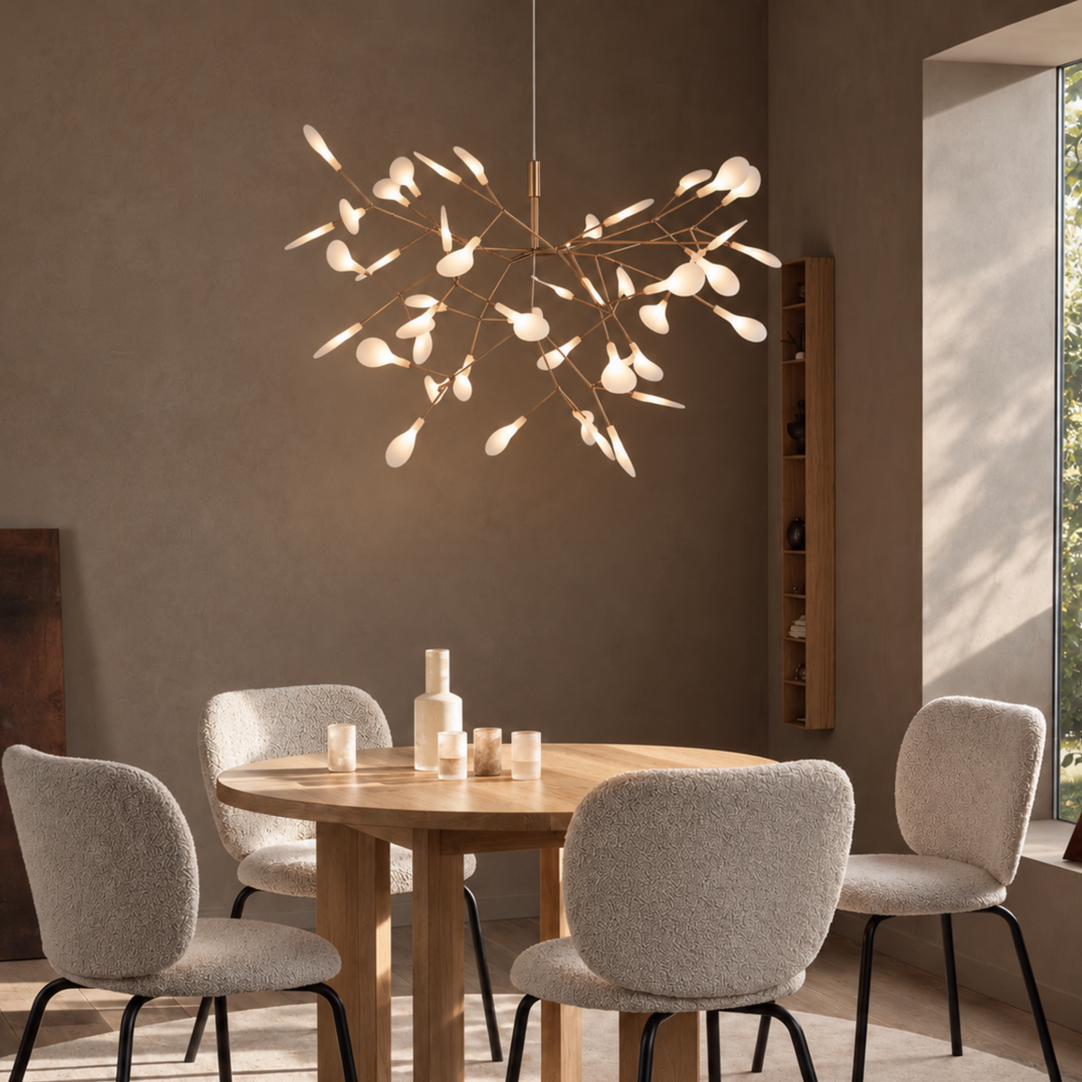 Rose Gold Firefly Pendant Light