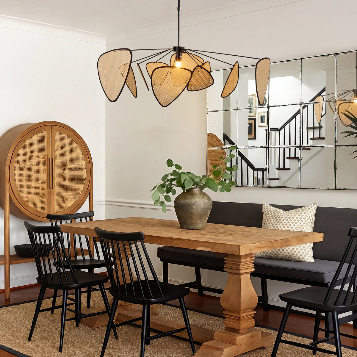 Bria's Rattan Pendant Light