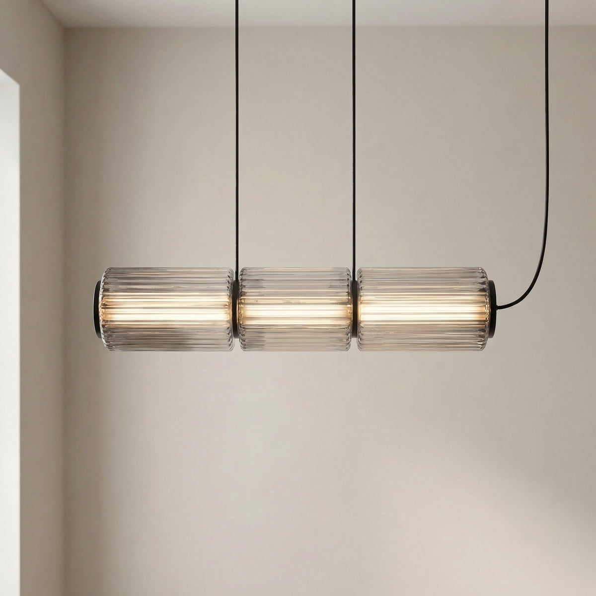 Cylinder Glass Pendant Lamp