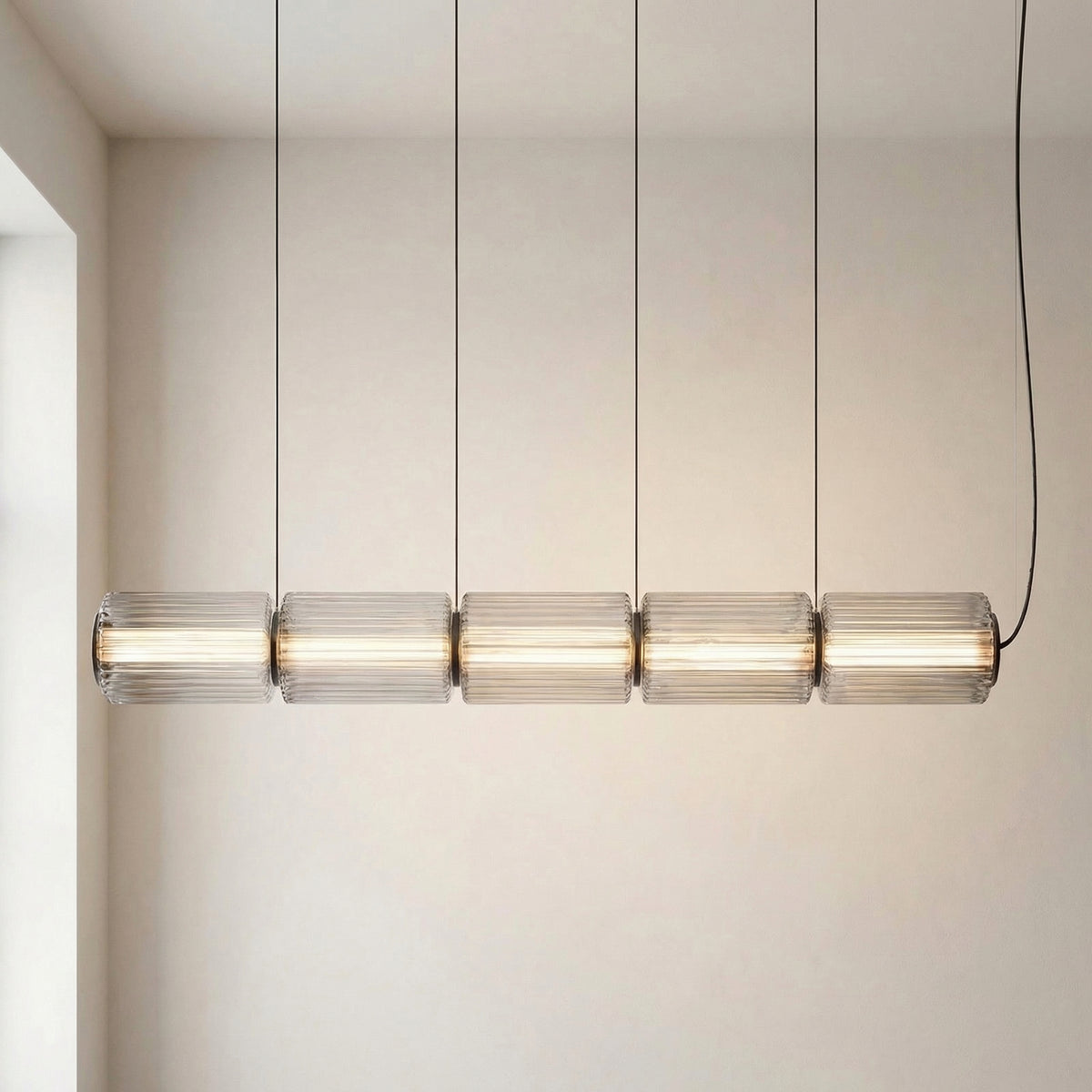 Cylinder Glass Pendant Lamp