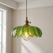 Glass Flower Pendant Light