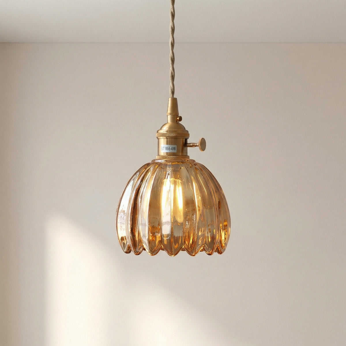 Japanese Glass Pendant Light