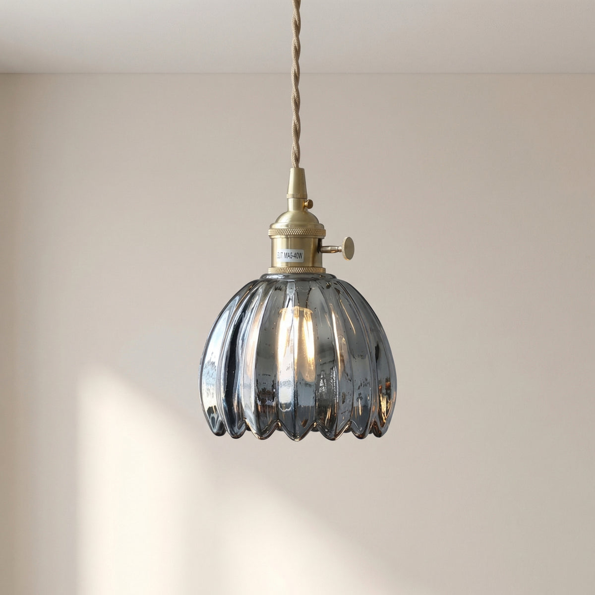Japanese Glass Pendant Light