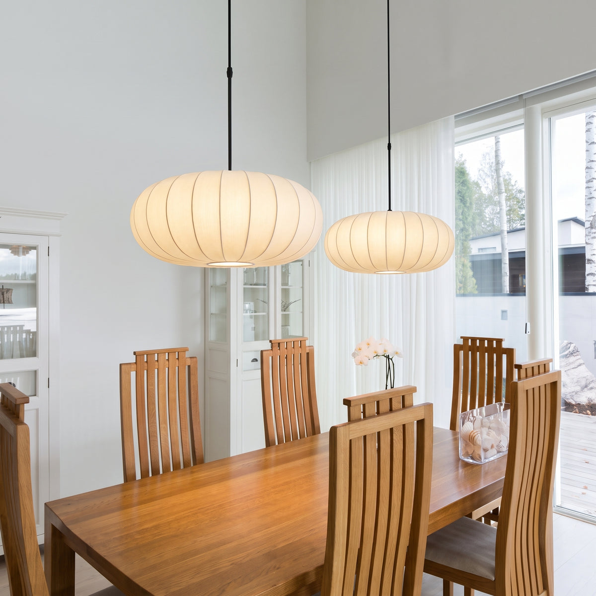 Verona Silk Pendant Light
