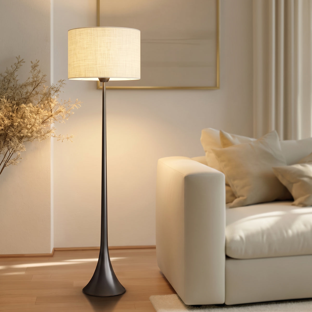 Andero's Silk Floor Lamp