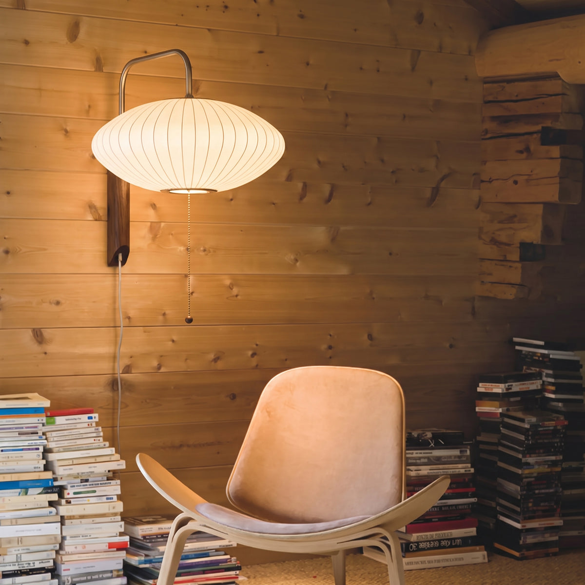 Bubble Silk Wall Light