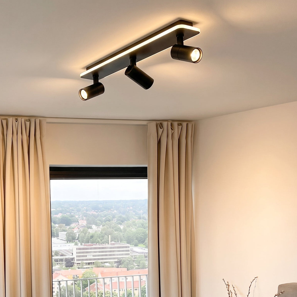 Multiple Spot Ceiling Light