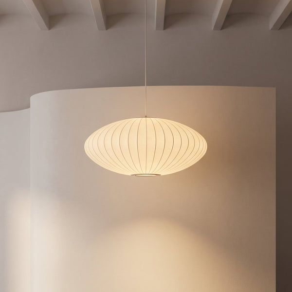 Italian Silk Pendant Light