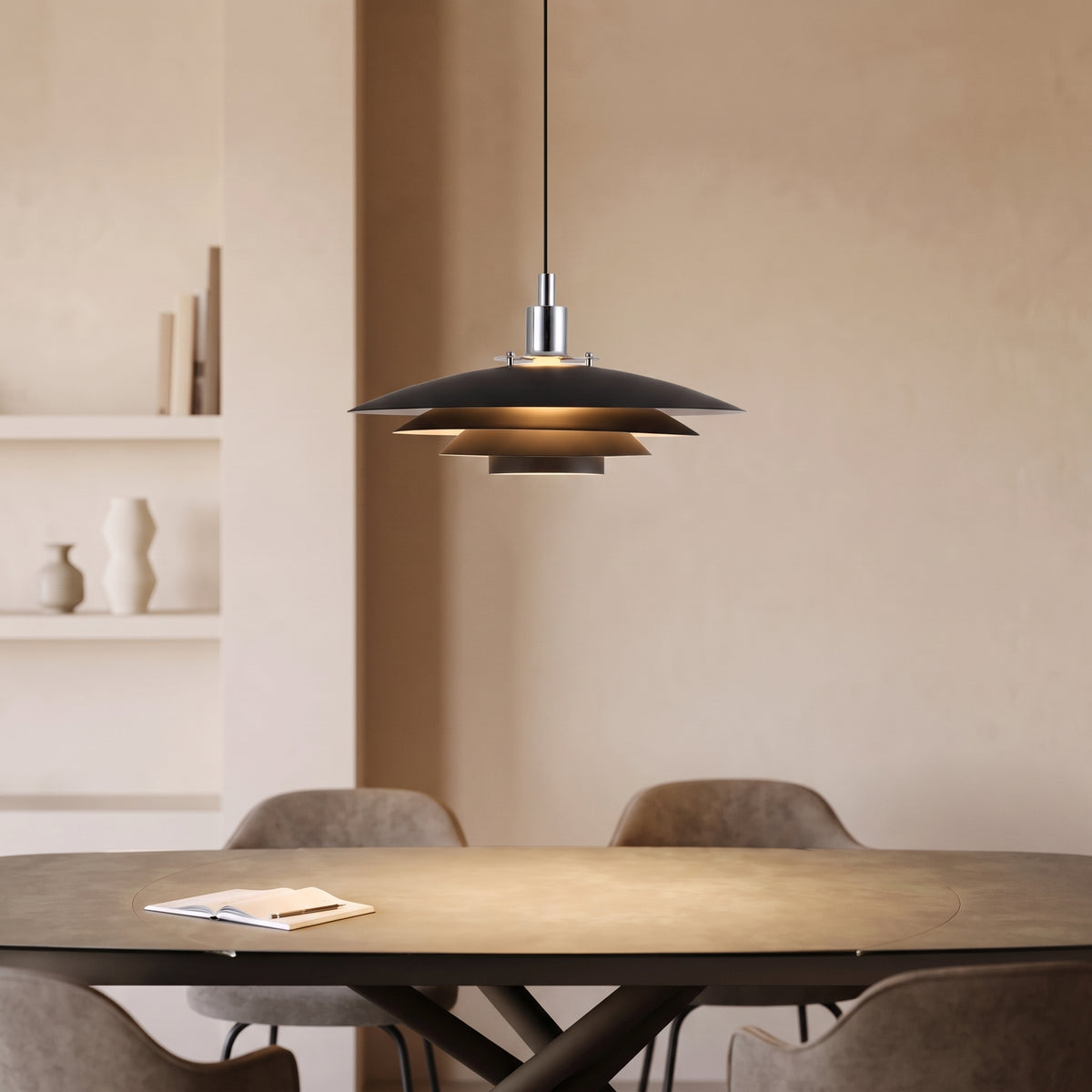 Metal Layer Pendant Light