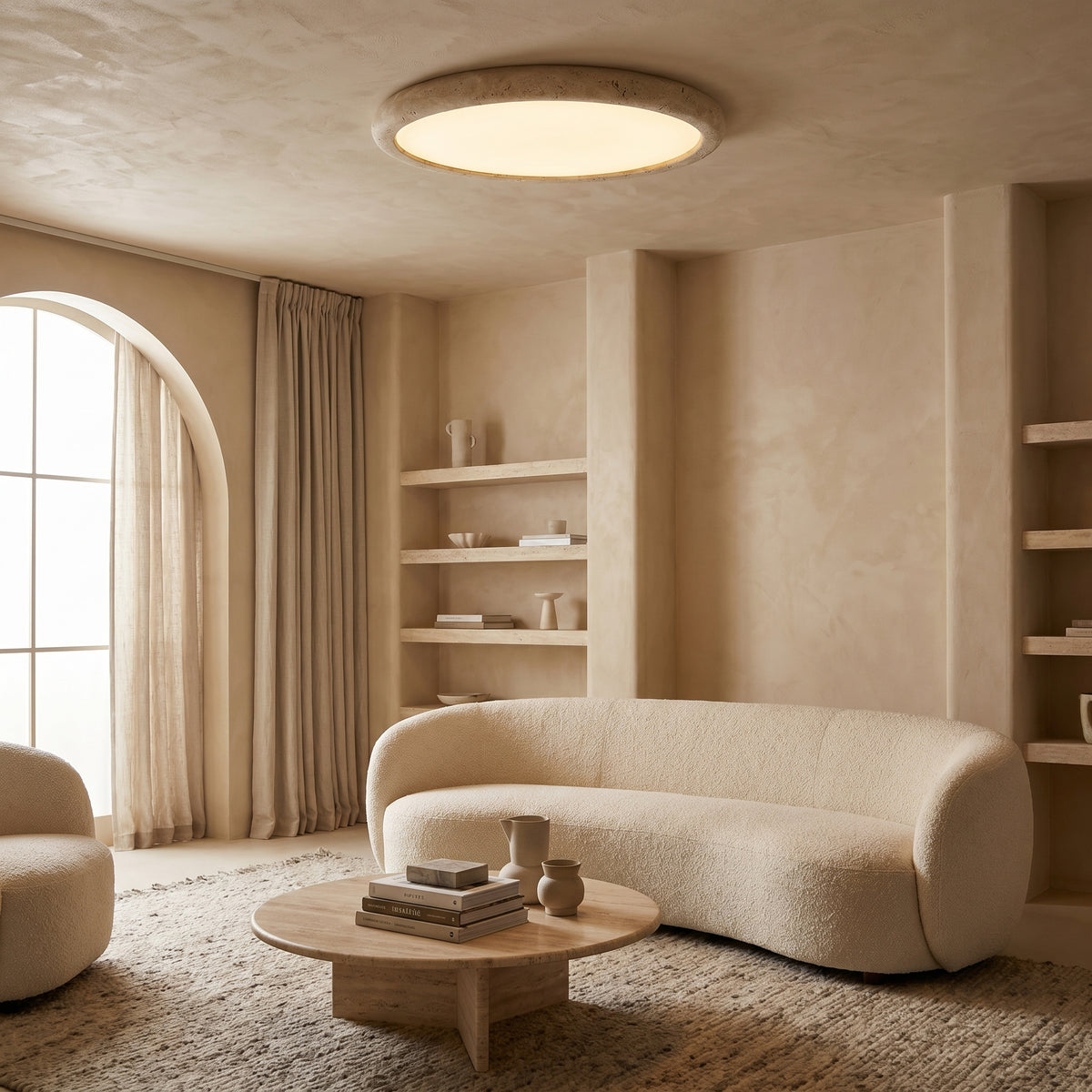 Stone Ceiling Light