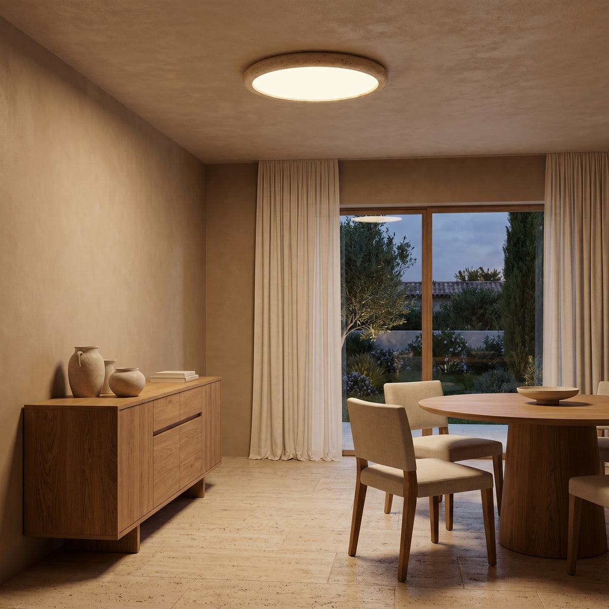 Stone Ceiling Light