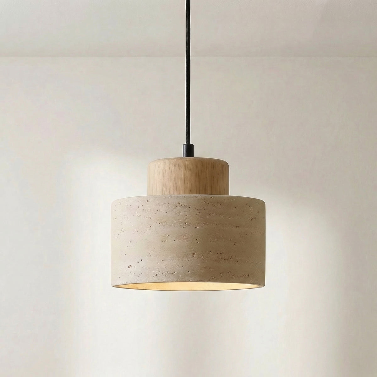 Travertine Stone Pendant Light