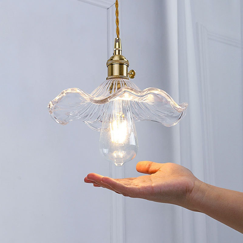 Vintage Hibiscus Pendant Light